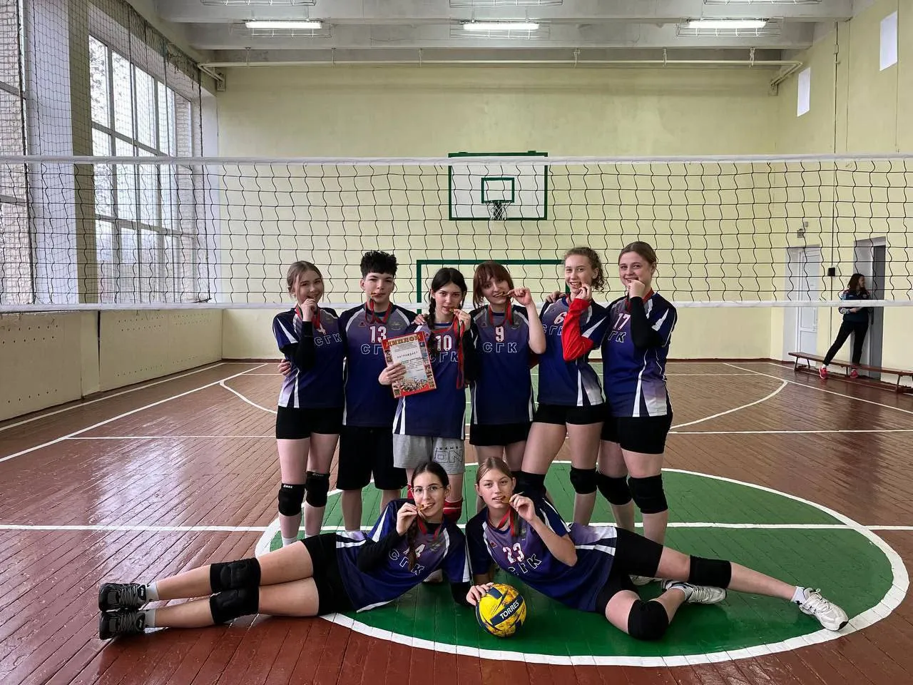 Победа сборной команды девушек
